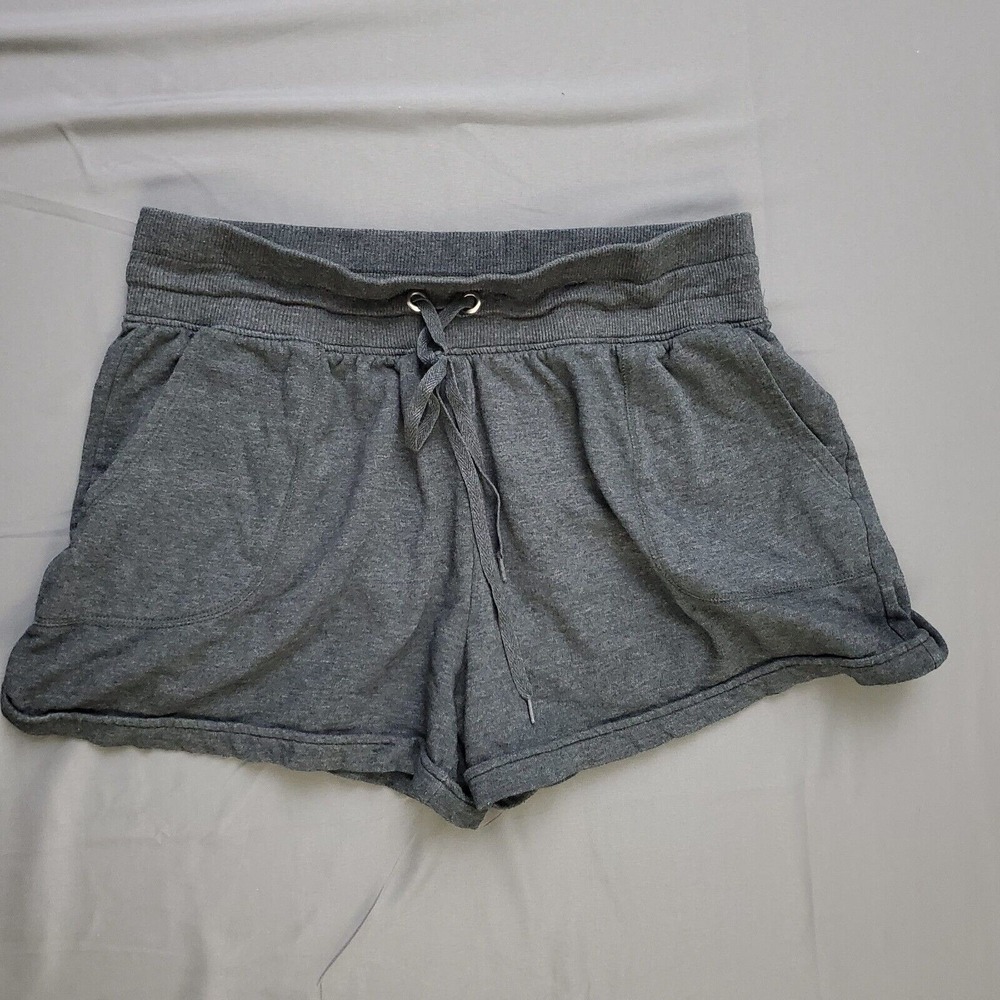 French Laundry Sport Womens XL Charcoal Gray Heathered Lounge‎ Athletic Shorts